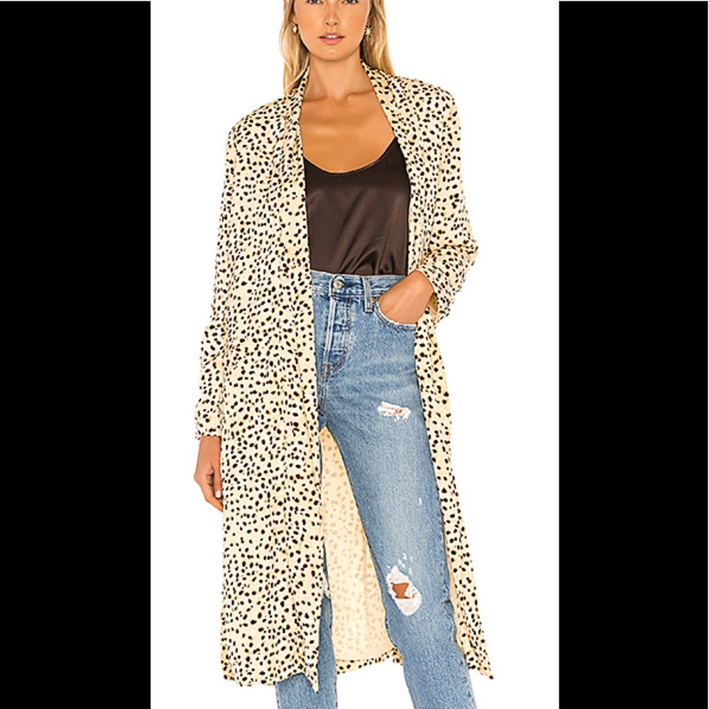 Cupcakes and Cashmere Arianne Leo Dot Duster Coat